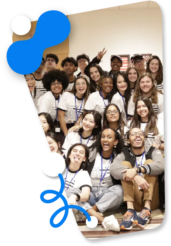 a group of AISECers posing for a picture