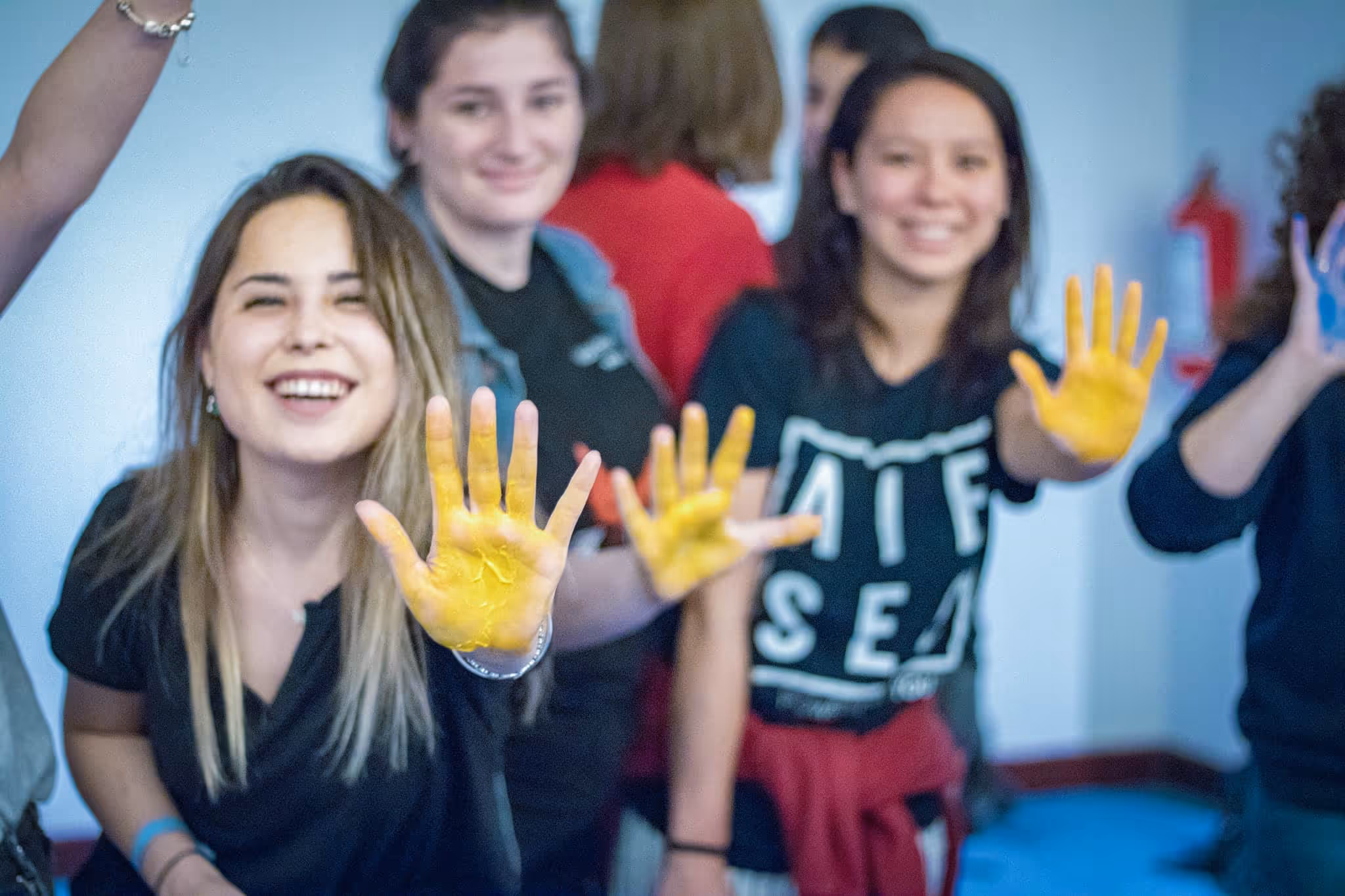 AIESEC Members having fun at the conference