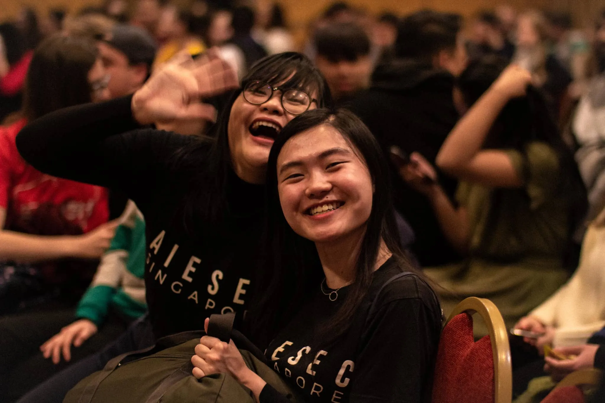 AIESEC members at the conference