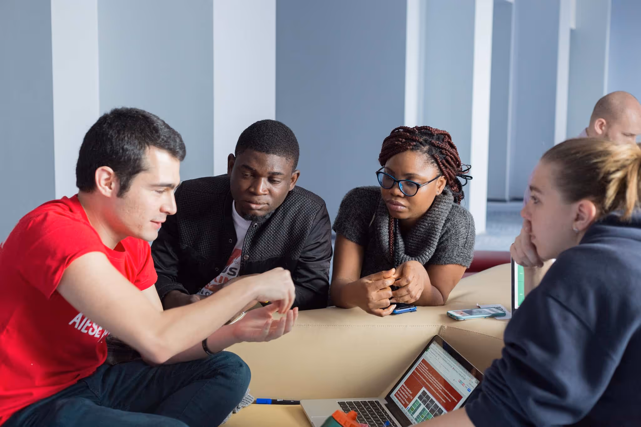 AIESEC facilitator in session
