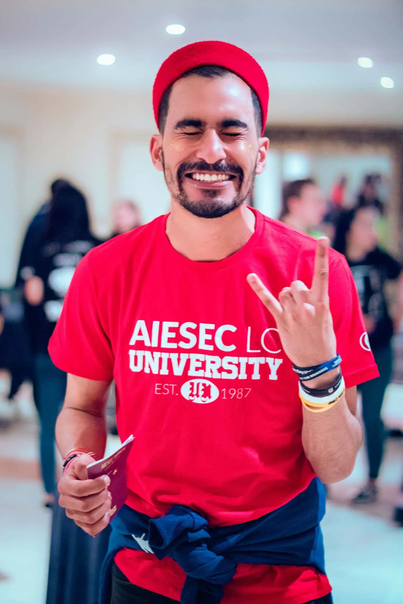AIESEC Member rocking
