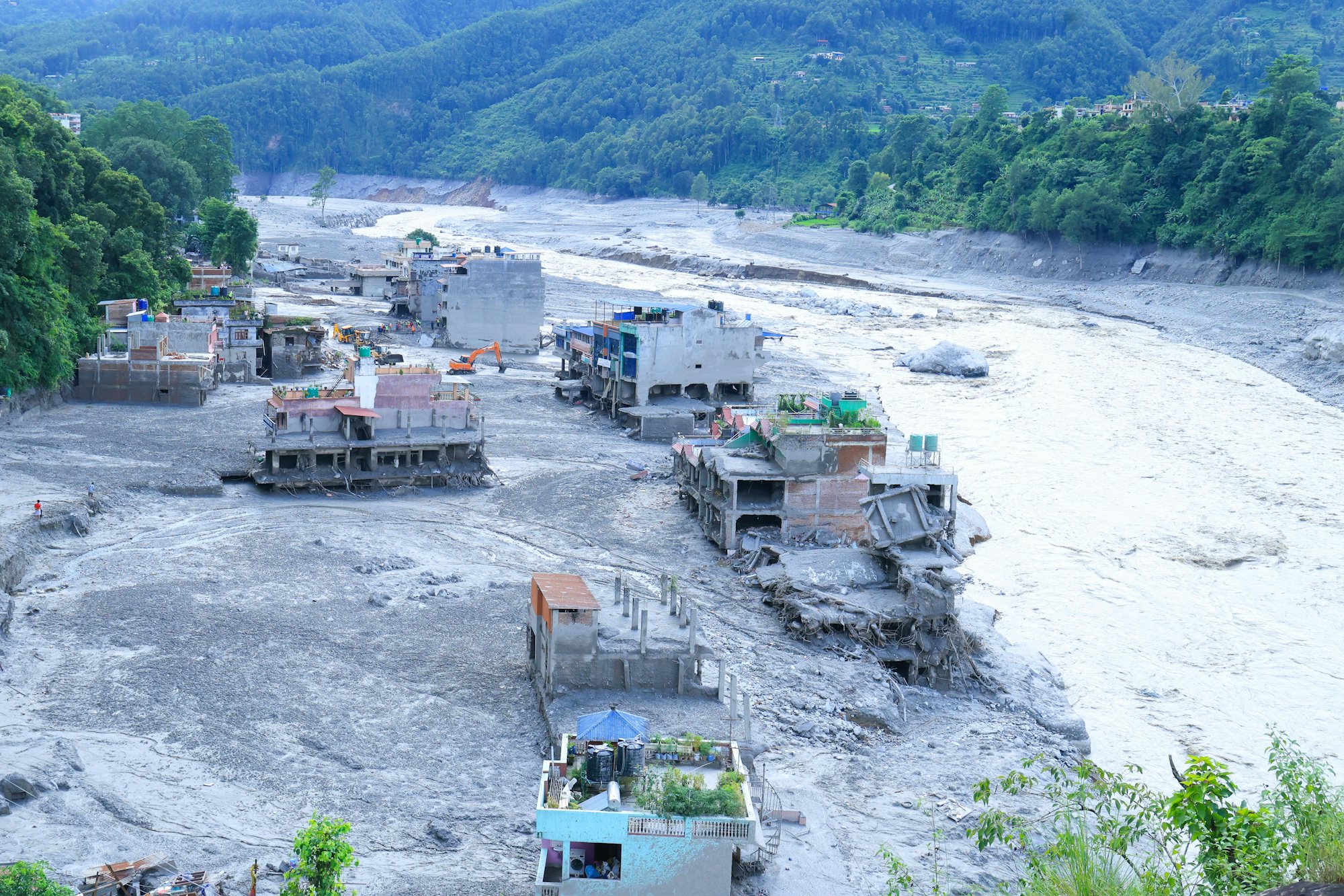 Communities affected by flooding in Nepal, the focus of the AIESEC US Nepal Relief Fund.